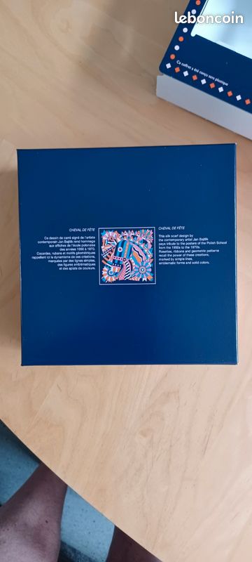 Coffret orange de parfum vide Hermès (image 5)
