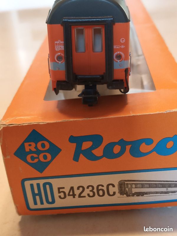 Roco H0 Roco 64017 - Voiture de voyageurs Eurofima-Set