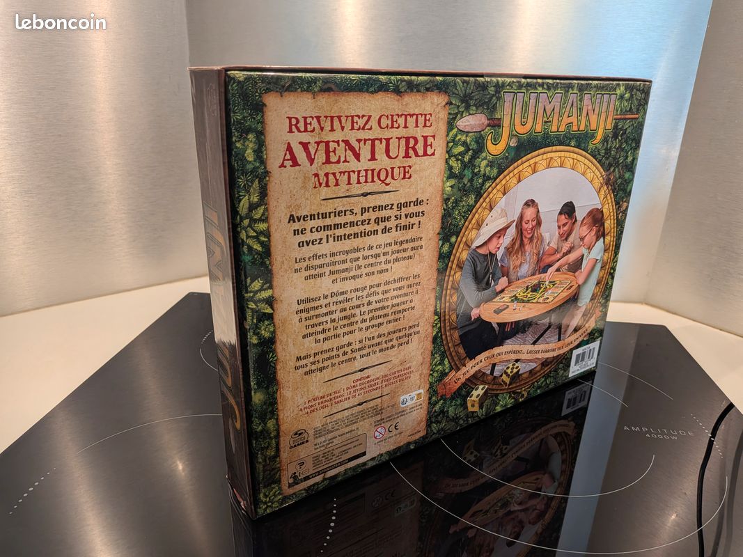 Jeu de Société - Jeu Jumanji Rétro - Jeu de Plateau et de Défis - 2 à 4