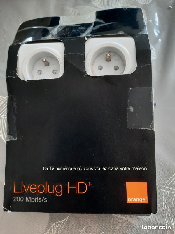Lot De 2 Adaptateurs CPL Orange Liveplug HD 500 Mbits/s – Occasion