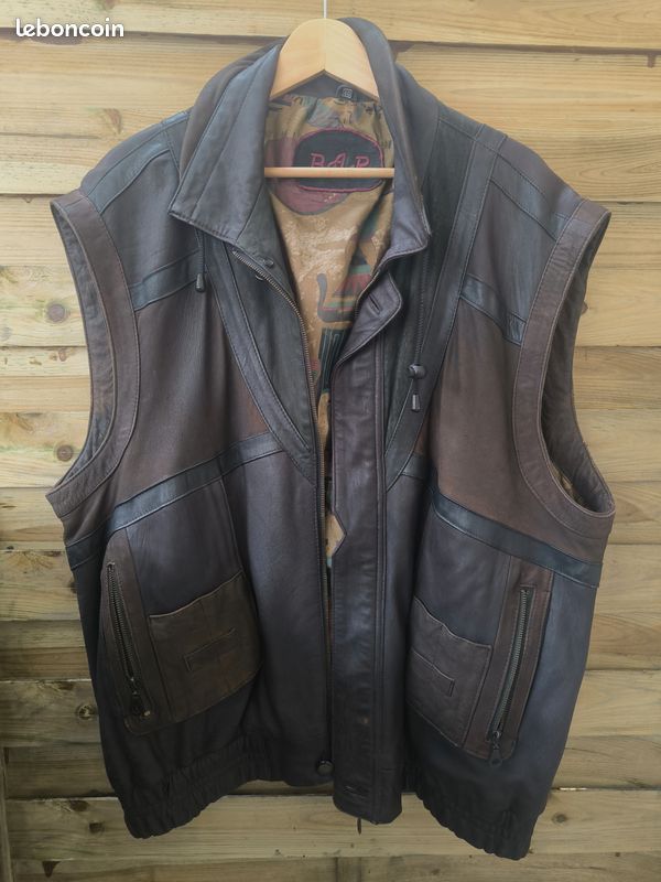 Blouson cuir ancien (image 1)