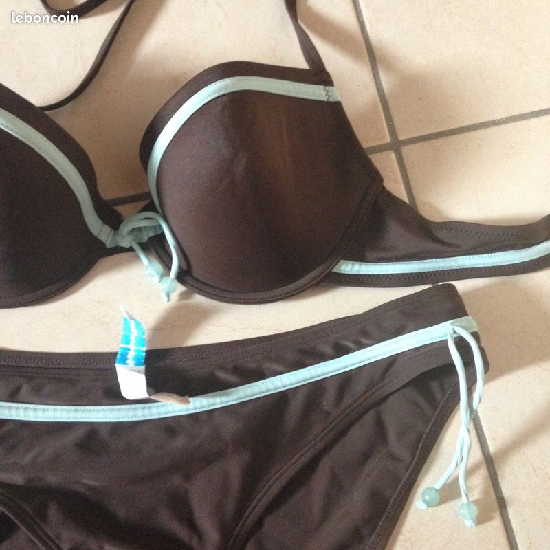 Maillot de bain marron (Taille 42) (image 2)
