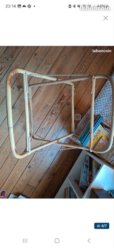 Joli berceau vintage rotin (image 6)