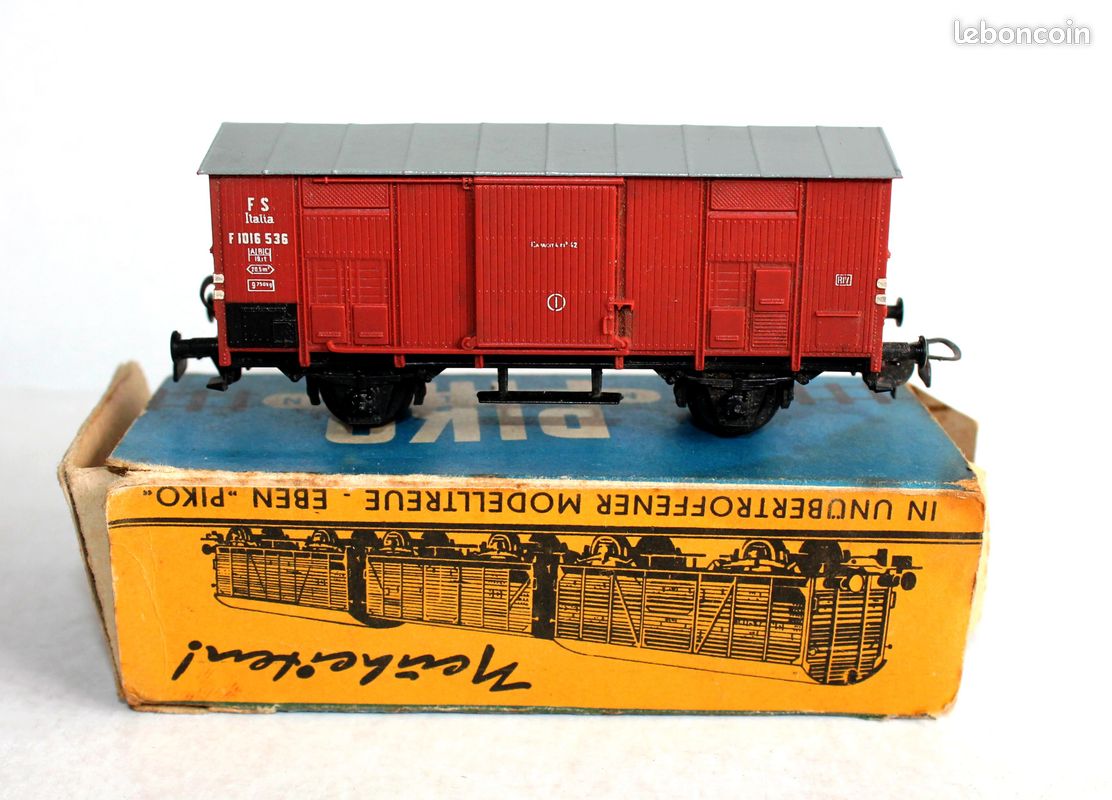 PIKO 72107 HO Wagon Plat Charge chaudière SNCF Le Train N°45 Boîte d'Origine EUR 32,80 - FR