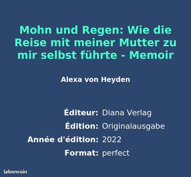 Mohn und Regen: Wie die Reise mit meiner Mutter zu mir selbst führte - Memoir (image 2)