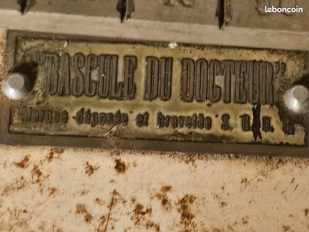 Ancienne balance Bascule du docteur (image 6)