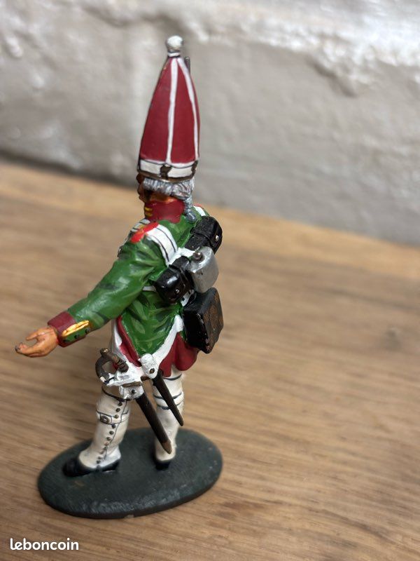 Soldat de plomb premier empire 54mm - Capitaine de fusilier d
