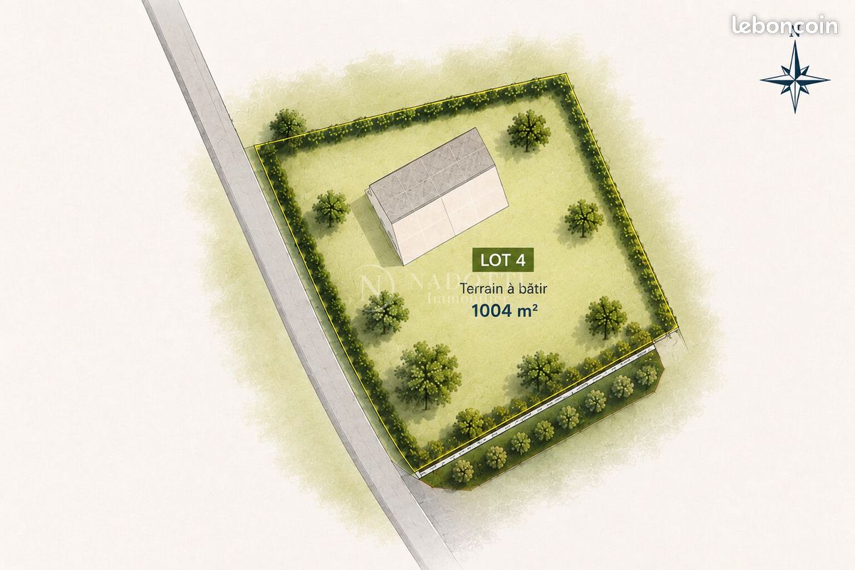 Terrain 1004 m² · à Maubec · 1 004 m² · 209 000 €
