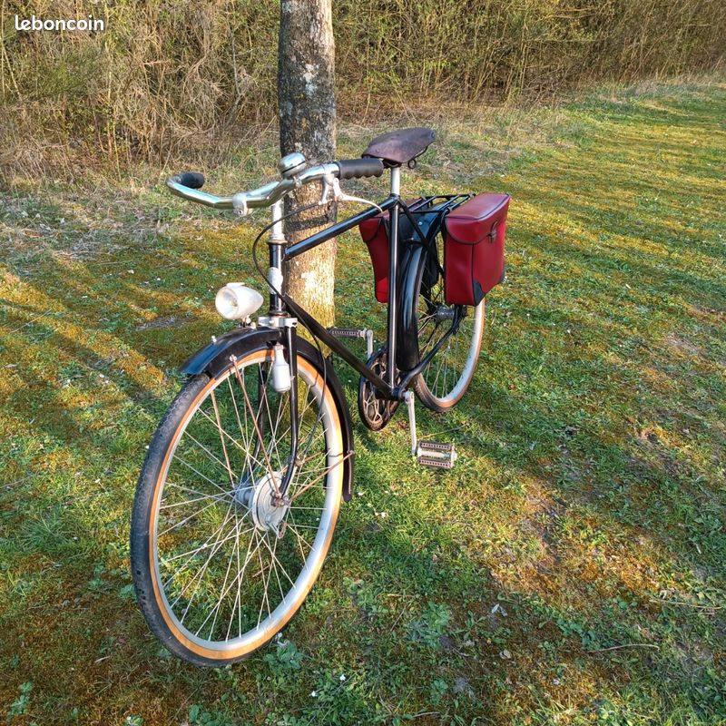 Paire De Sacoches Vélo Ancien - 27x31x11cm - Vintage - Occasion