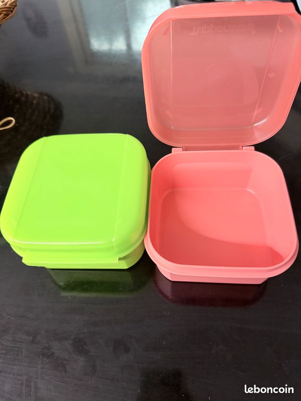 Lot De 2 Boîtes De Conservation Tupperware – 10x5x11 Cm – Occasion