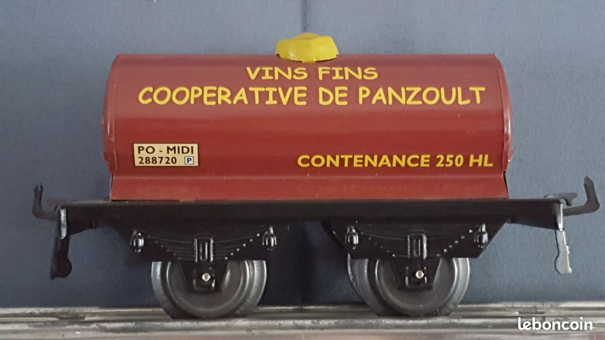 CARTE FICHE TRAIN TRAIN CARENE DU PLM HORNBY EN O