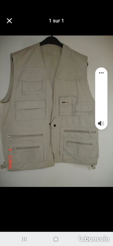 Gilet pour chasseur ou pêcheur (image 1)