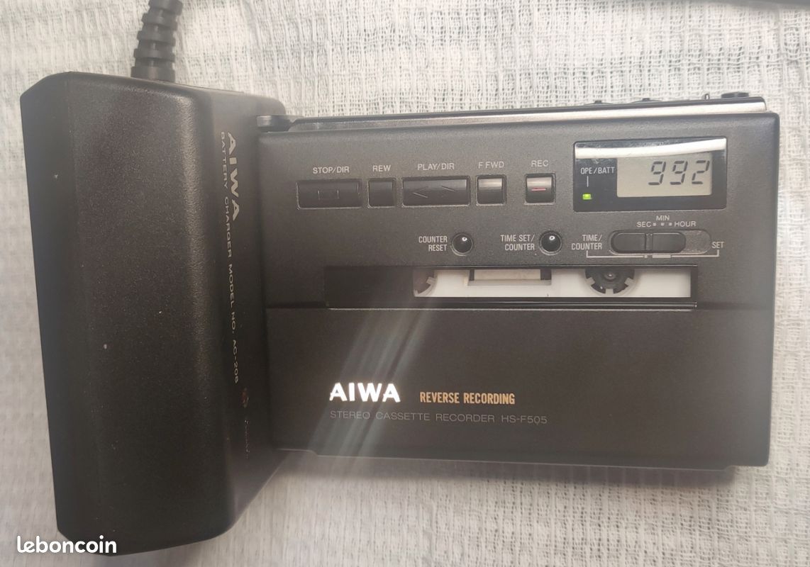 Baladeur AIWA HS-F505 Walkman - K7 Stéréo - Occasion Fonctionnel