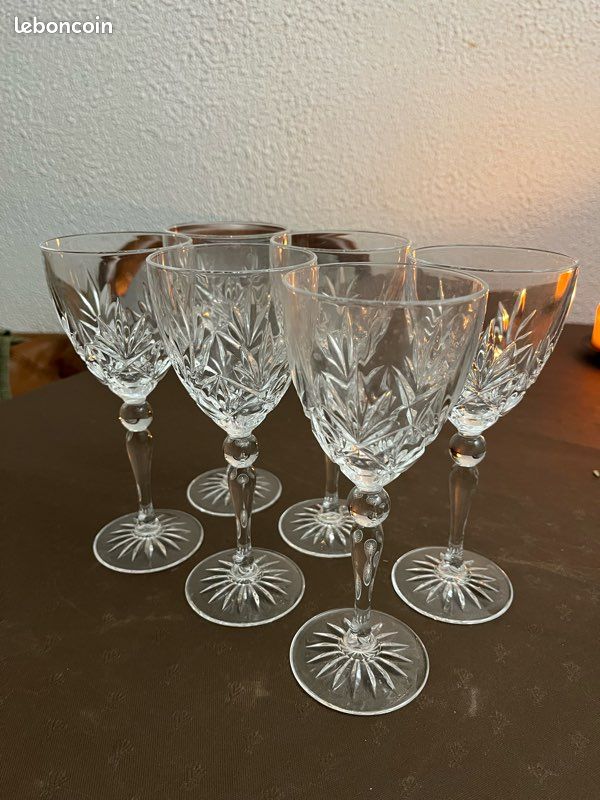 Lots de verres en cristal (image 1)