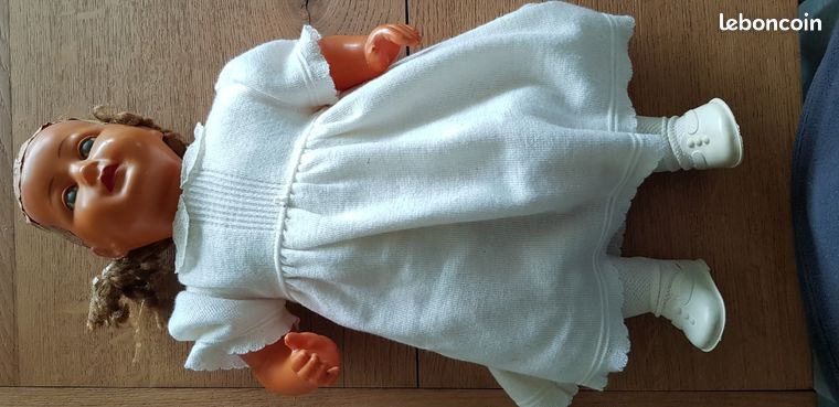 Poupée SNF Années 50 – Taille 30 Cm – Matière Novoïd – Made In France – Vintage