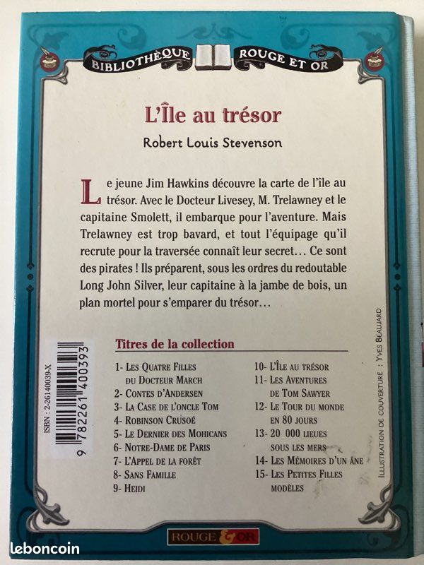 Bibliothèque rouge et or trois ouvrages (image 5)