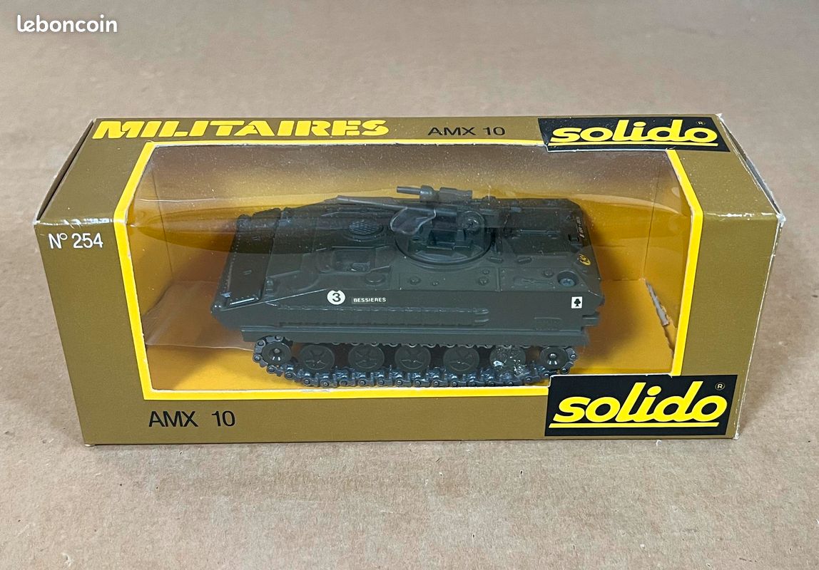 SOLIDO: CHAR, TANK, AMX10 P. Militaire, guerre. Armée française. 2 EUR