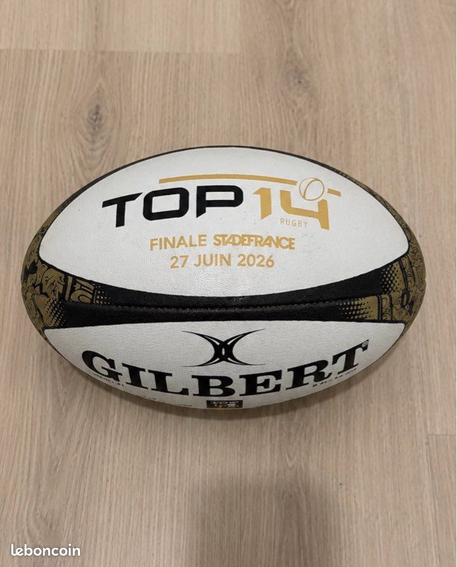 Ballon De Rugby Gilbert Top 14 – Taille 5, Pour Homme, Conforme à La Compétition