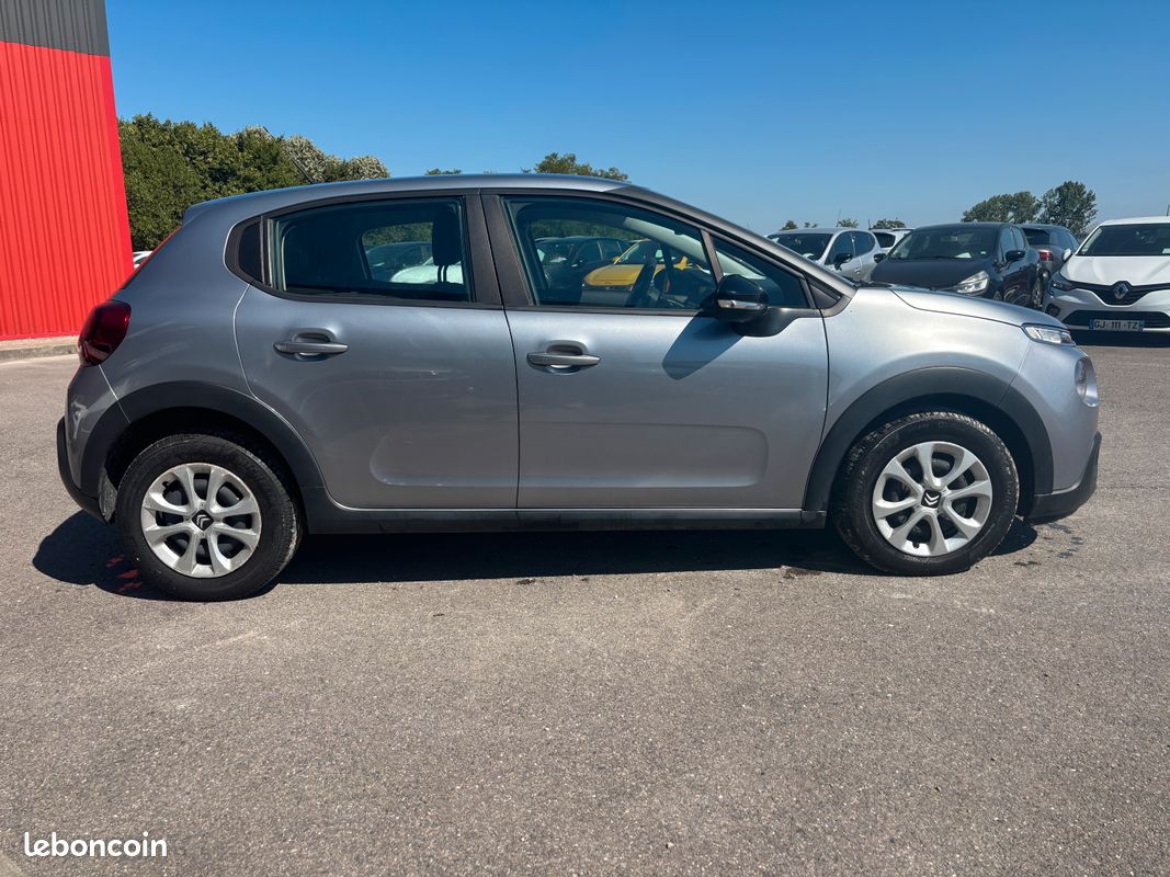 CITROEN C3 VU BlueHDi 100ch Feel / 2 Places / Climatisation / Bluetooth / 2019 / 102 355 kms / 6 658HT (image 4)