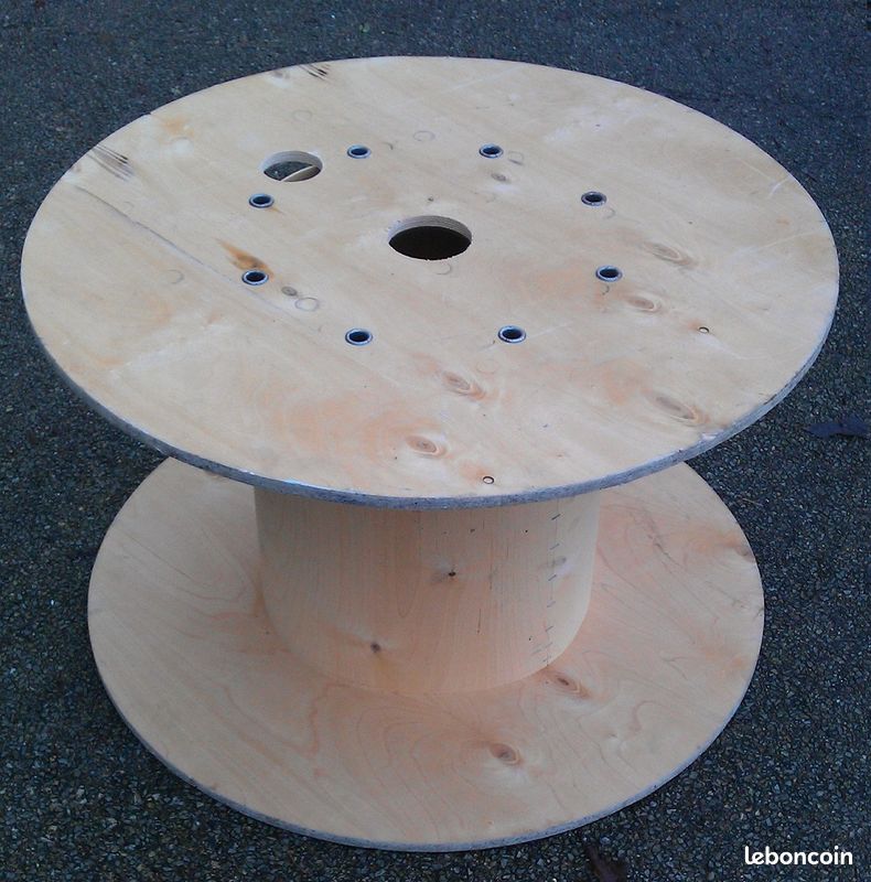 Touret bobine table basse haute chevet mange debout plusieurs tailles livraison possible (image 1)