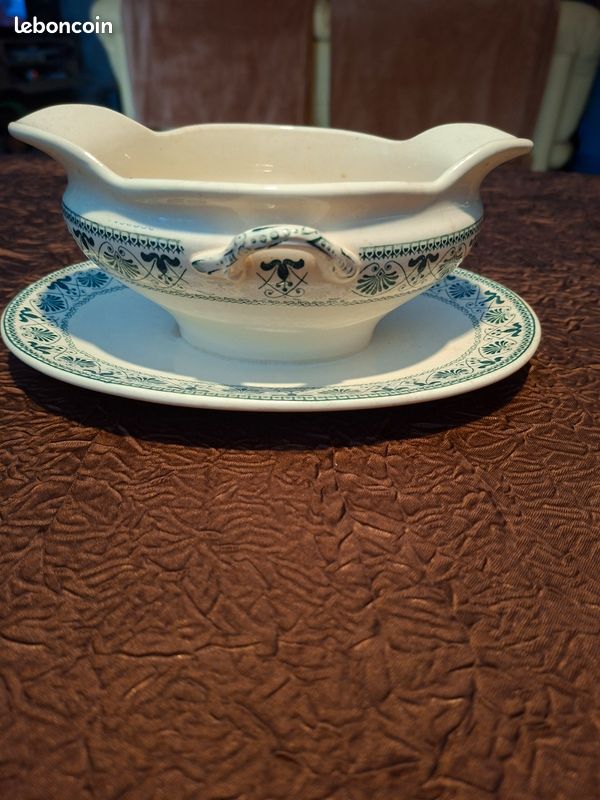 Lot 3 pièces Faïencerie Villeroy & Boch serie Palmette (image 3)