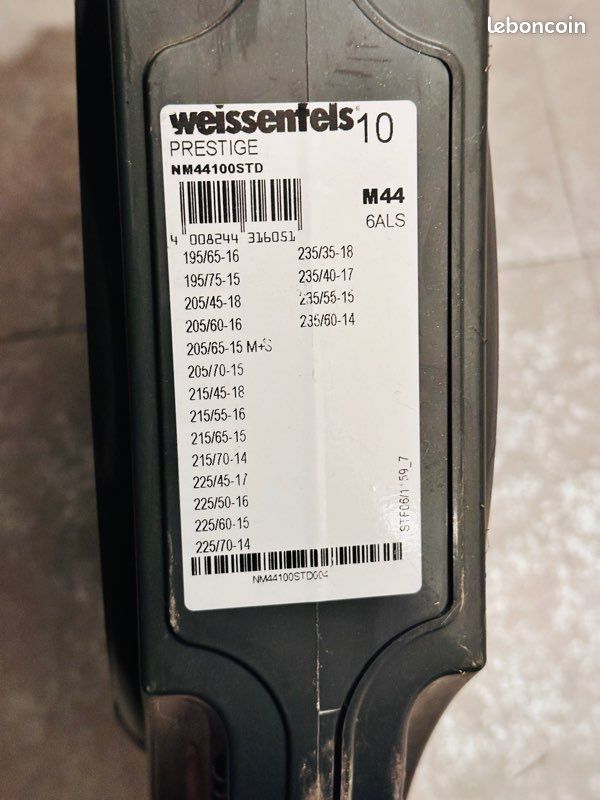 Chaines a neige Weissenfels M44 Clack & Go neuves (image 2)