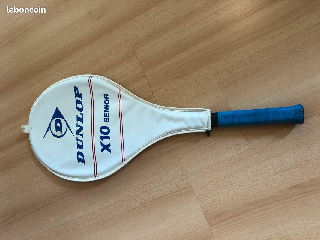 Anciennes Raquettes de tennis De Collection Dunlop x10 Senior