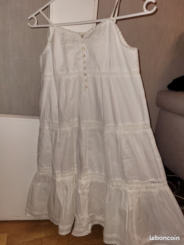 Lot de 2 robes blanches 10 ans (image 7)