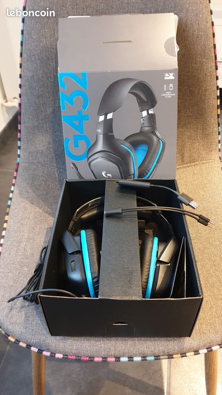 Casque & Micro Gaming Logitech G432 + Bonus (image 1)