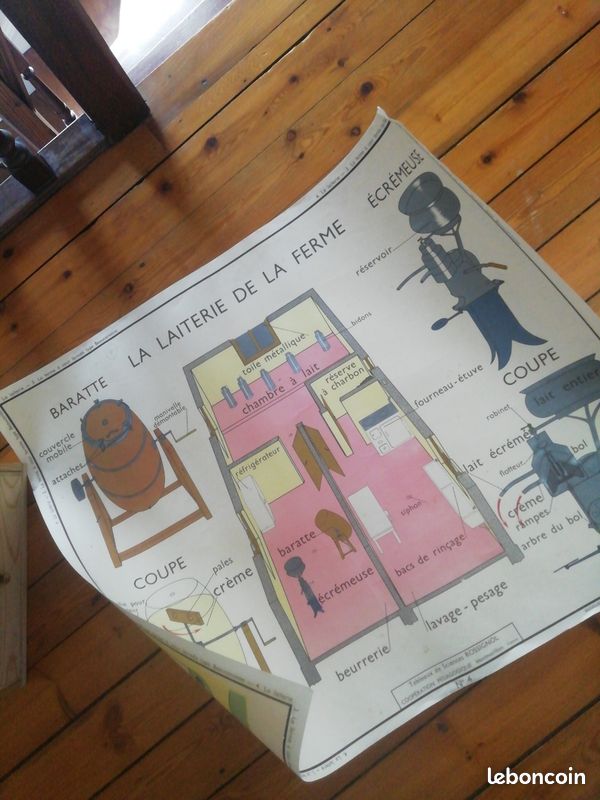 Affiche scolaire ancienne (image 1)