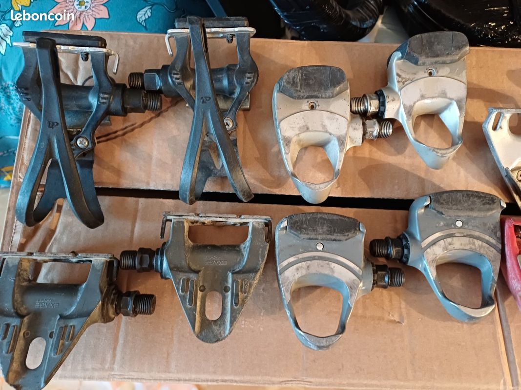 Lot De Paires De Pédales Vintage - Shimano, Campagnolo, Lyotard, Piel, Look, Time