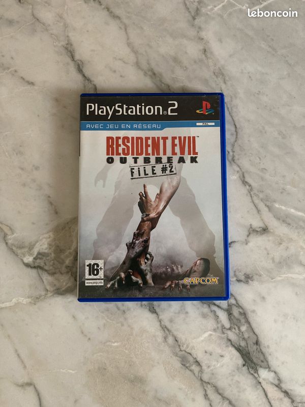 Resident Evil Outbreak file 2 PlayStation 2 incomplet