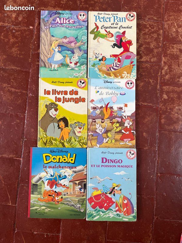 Lot d’albums enfant classique Disney (image 1)