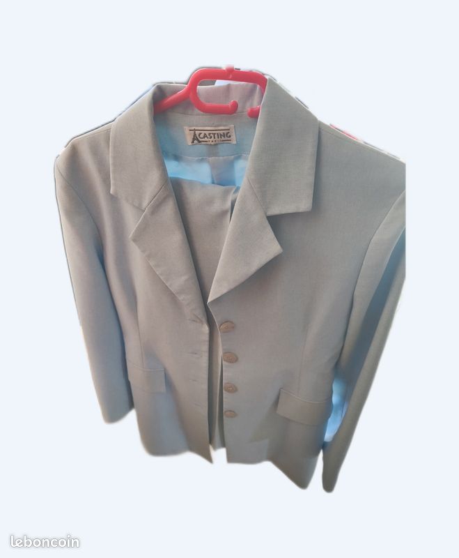 Ensemble tailleur femme 2 pièces – Casting Paris – Taille 42/44 – Très bon état (image 1)
