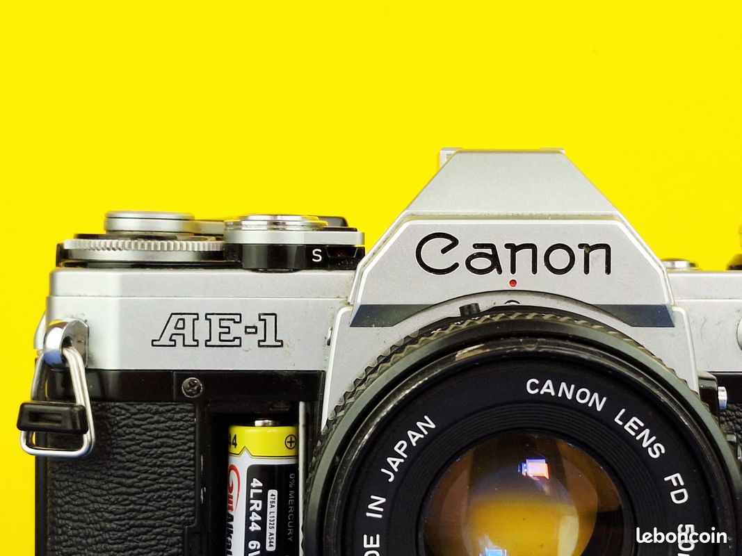 PROGRAMME CANON AE-1 argent / objectif FD 50 mm f/1,4 SCC en l'état du... EUR 113,75 - FR