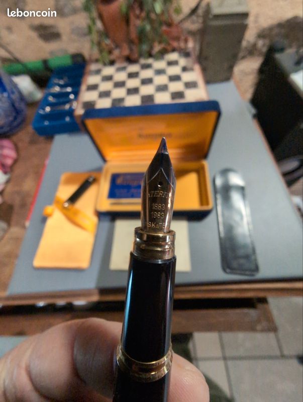 Stylo Plume WATERMAN Man 100 - Édition 100 Ans (1883-1983) - Or 18 Carats - Occasion Vintage - Résine