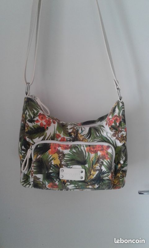 Sac a mains a bandoulière, Fuchsia Paris (image 1)