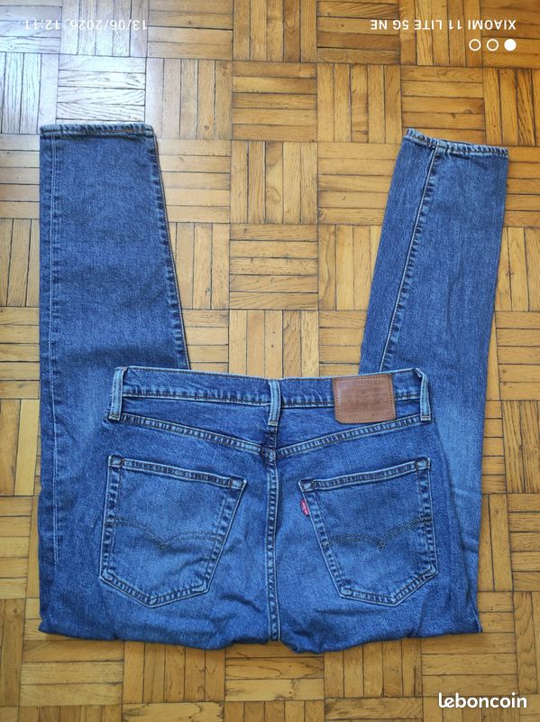 ✨ Jean Levi’s 512 Slim Taper – Bleu Brut Authentique – État Neuf – W31 L32 ✨ (image 4)