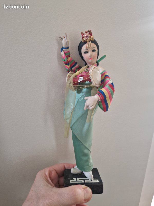 Poupée De Soie Femme Figurine Coréenne Poupées Coréennes À