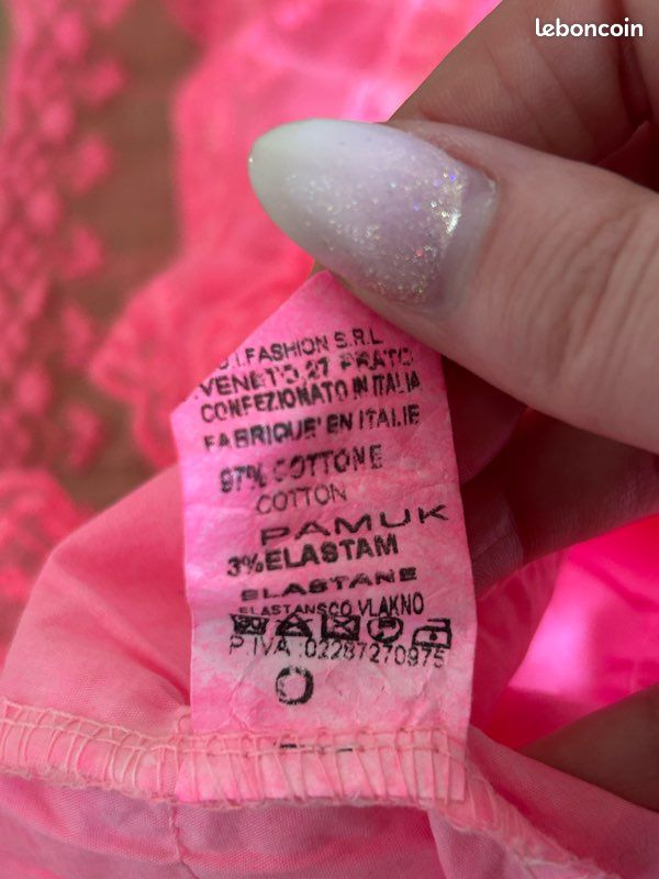 Jupe Modcloth Reporting For Beauty Taille 6 – Dentelle Fuchsia, Ligne A, Neuve Avec étiquette
