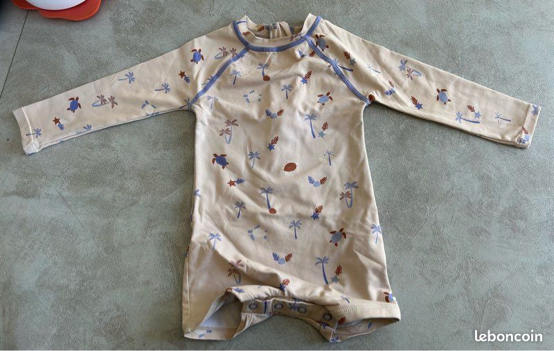 Combinaison de bain bébé 12 mois okaidi (image 1)