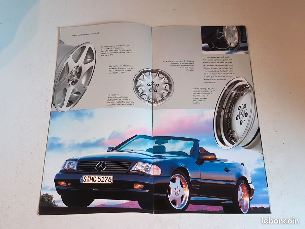 Ichiko Mercedes 230 SL tole moteur mécanique a clef 1/32