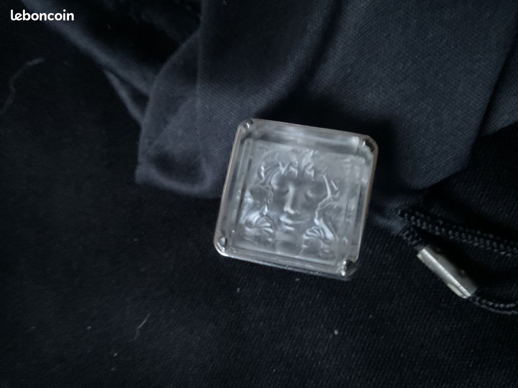 Jolie bague lalique cristal argent arethuse (image 1)