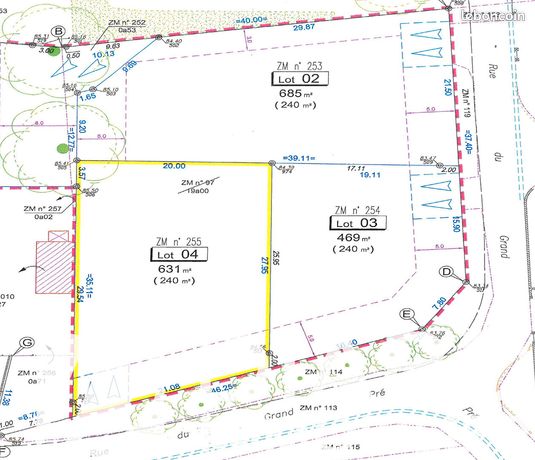 Terrain 631 m² GENNES SUR SEICHE