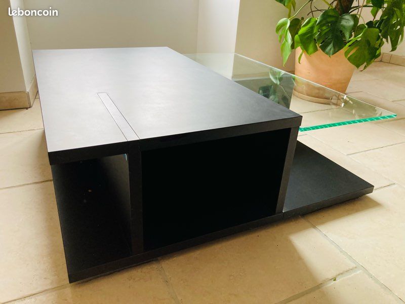 Table basse noir 90x90 (image 3)