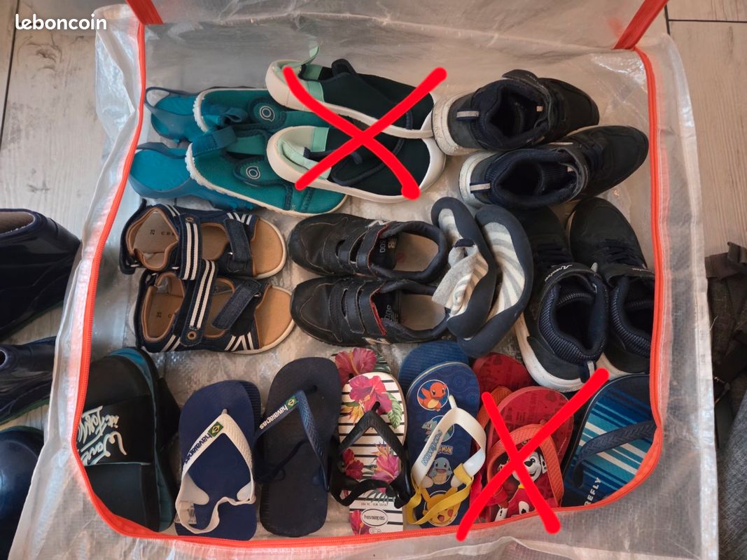 Lot chaussures t24 à27 (image 2)