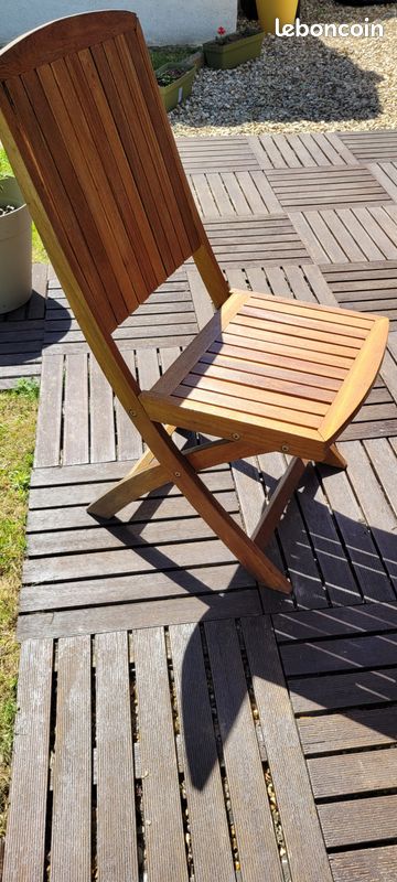 Ensemble TECK: table + 6 chaises + 2 fauteuils + 2 chaises longues + parasol (image 4)
