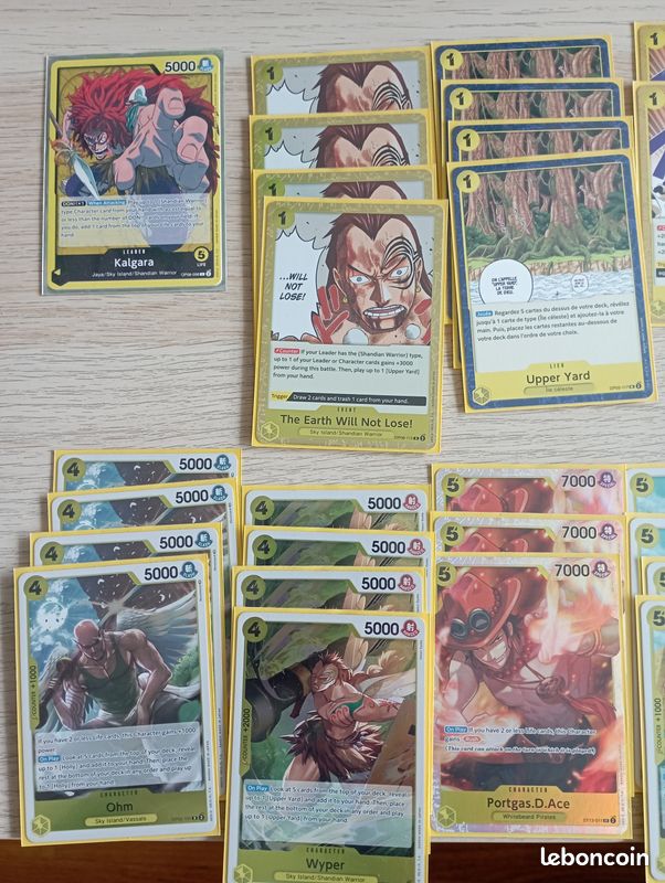 Deck kalgara one piece TCG - Jeux & Jouets