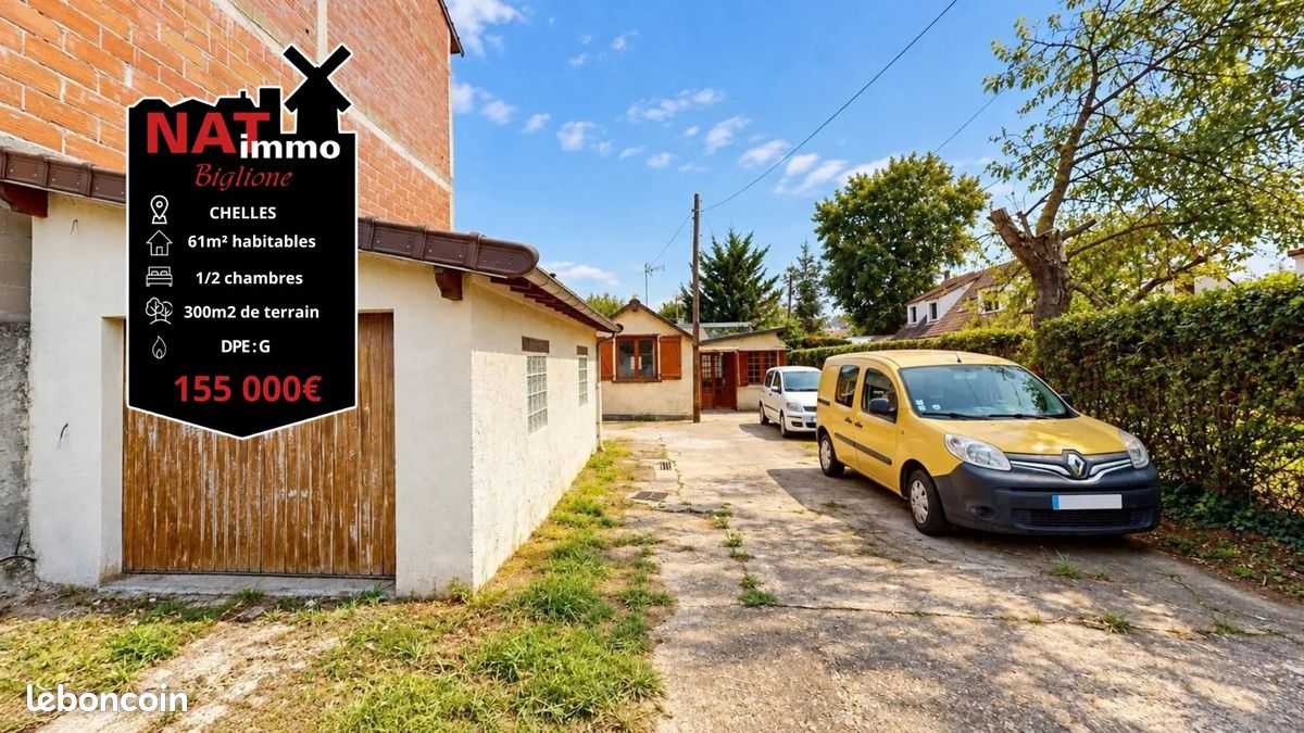 Maison 3 pièces 61 m² · à Chelles · 61 m² · 155 000 €