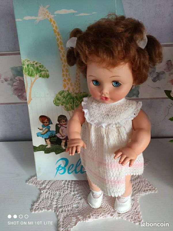 Poupée Vintage Bella 60 Cm – Poupée Française 1930-1980 – Corps En Tissu Ou Celluloïd ?